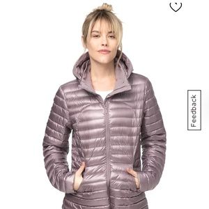 lululemon Pack It Down Jacket *Shine in dusty lavendar sz XS